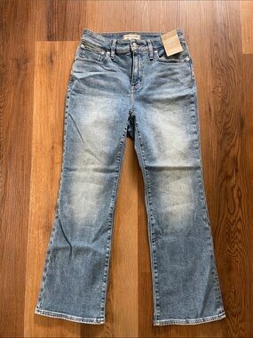 Madewell Curvy Kick Out Crop Jeans in Oneida Wash NWT